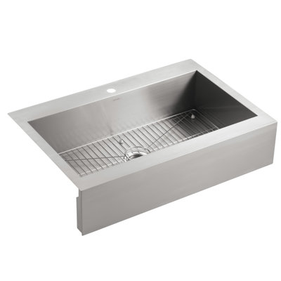 Top Mount Stainless Steel Kitchen Sinks kohler vault top-mount single-bowl stainless steel kitchen sink Top Mount Stainless Steel Kitchen Sinks kohler vault top-mount single-bowl stainless steel kitchen sink