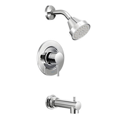 Moen Align Posi-Temp Tub and Shower Faucet Trim with Lever Handle ... Moen Align Posi-Temp Tub and Shower Faucet Trim with Lever Handle ...