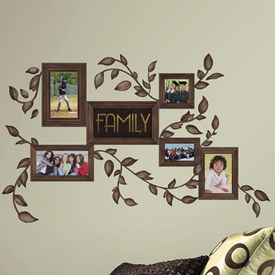 Picture Frame Wall Decals room mates deco 50 piece family frames wall decal & reviews | wayfair Picture Frame Wall Decals room mates deco 50 piece family frames wall decal & reviews | wayfair