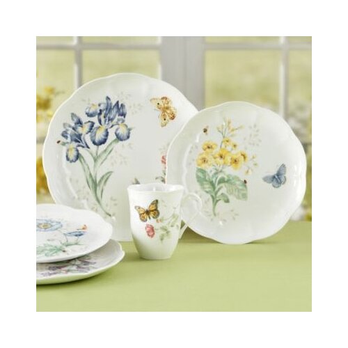 Lenox Butterfly Meadow 18 Piece Dinnerware Set & Reviews | Wayfair - Lenox Butterfly Meadow 18 Piece Dinnerware Set