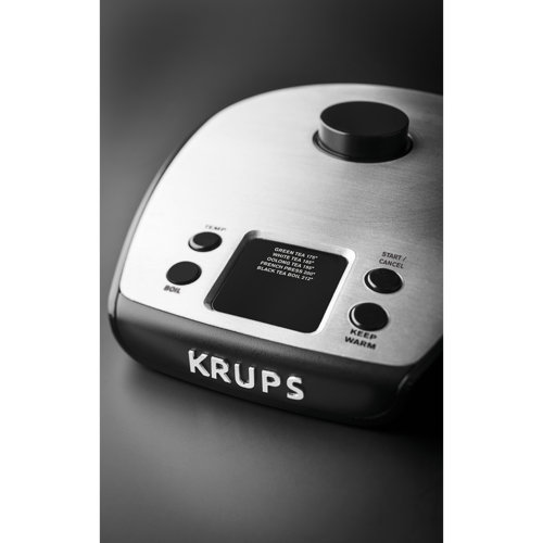 Krups Savoy 1.7qt. Stainless Steel Electric Tea Kettle in Silver