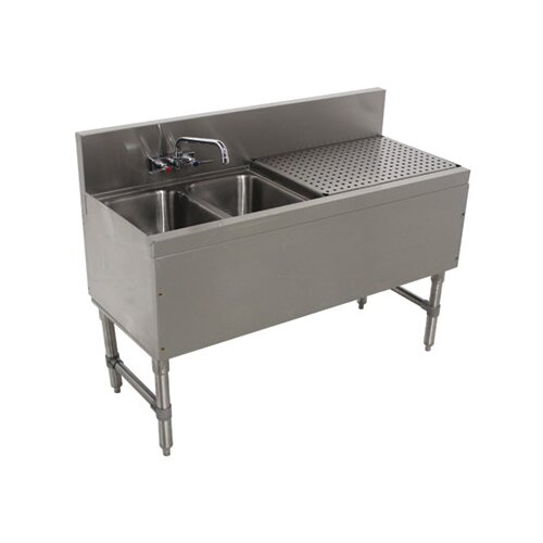 Details About Advance Tabco Prestige Series Free Standing Bar Sink With Faucet
