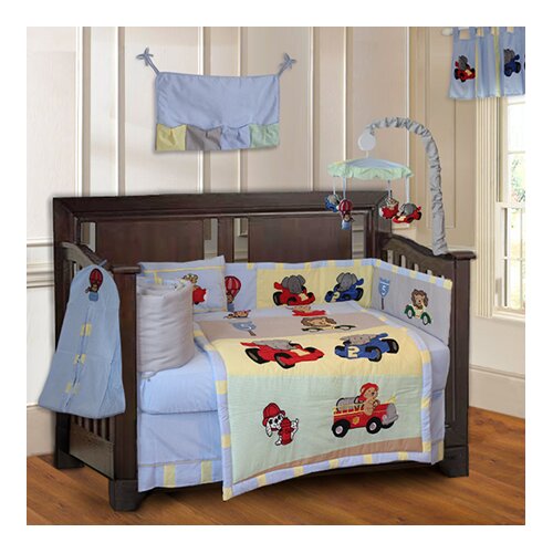 Babyfad Leopard Brown 10 Piece Baby Crib Bedding Set Nursery Baby