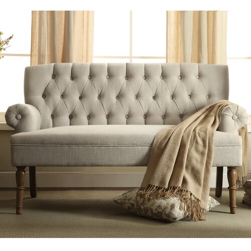 Barryknoll Tufted Upholstered Settee