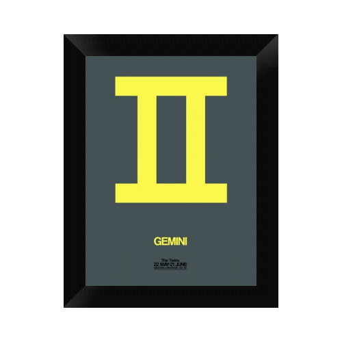 有关以下物品的详细资料: naxart gemini zodiac sign framed
