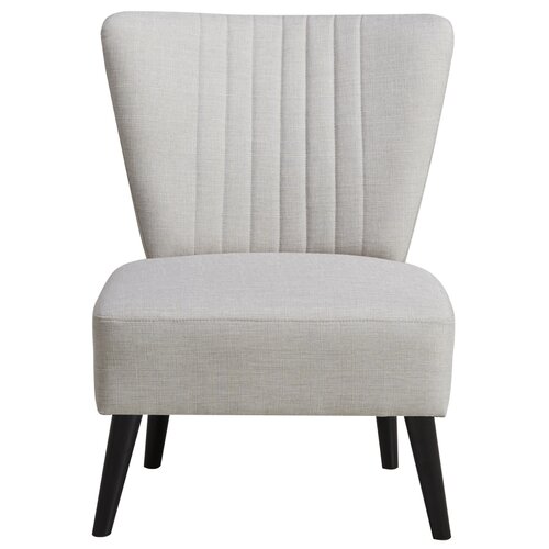 Thayer Channeled Back Armless Accent Chair