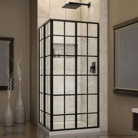 Framed Sliding Shower Doors dreamline french corner 34.5 x 34.5" d sliding shower enclosure Framed Sliding Shower Doors dreamline french corner 34.5 x 34.5" d sliding shower enclosure