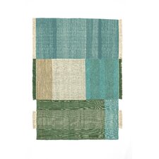 Nanimarquina Tres Hand-Loomed Green/Blue Area Rug