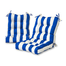 #2 Cabana Stripe Outdoor Lounge Chair Cushion (Set of 2)