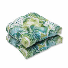 Spacial Price Key Cove Lagoon Outdoor Dining Chair Cushion (Set of 2) Spacial Price Key Cove Lagoon Outdoor Dining Chair Cushion (Set of 2)
