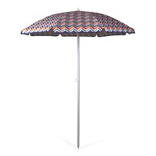  5.5' Vibe 2 Piece Beach Umbrella Set  Picnic Time 