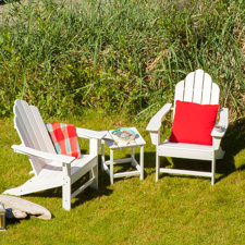 Modern Long Island 3 Piece Adirondack Seating Group Modern Long Island 3 Piece Adirondack Seating Group
