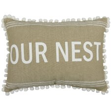  Our Nest 100% Cotton Lumbar Pillow  Park B Smith Ltd 