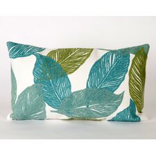  Mystic Leaf Indoor/Outdoor Lumbar Pillow  Liora Manne 