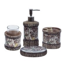  Camo 4-Piece Bathroom Accessory Set  HiEnd Accents 