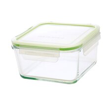  GoGreen Glassworkds 35 Oz. Square Oven Safe Glass Food Storage Container  Kinetic 