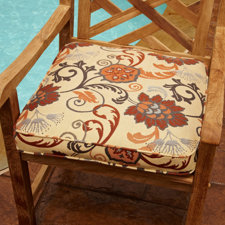 Reviews Outdoor Sunbrella Dining Chair Cushion