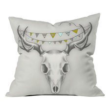 Good stores for Wesley Bird Skull Indoor/Outdoor Throw Pillow
