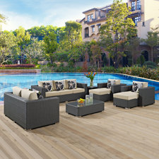 Savings Sojourn 9 Piece Deep Seating Group Savings Sojourn 9 Piece Deep Seating Group