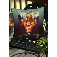 Fresh Black Forest Beer Indoor/Outdoor Throw Pillow