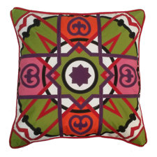 Spacial Price Alhambra Tile Indoor/Outdoor Throw Pillow