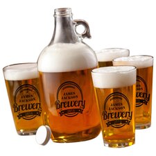  5 Piece Growler Set  JDS Personalized Gifts 