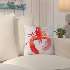 2017 Online Lobster Outdoor Throw Pillow 2017 Online Lobster Outdoor Throw Pillow