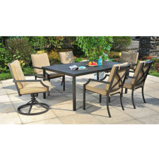 2017 Sale Prescott 7 Piece Dining Set with Cushions 2017 Sale Prescott 7 Piece Dining Set with Cushions