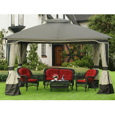  10 Ft. W x 12 Ft. D Metal Permanent Gazebo  Sunjoy 