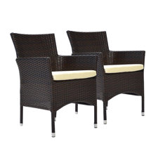 Spacial Price Bora Dining Arm Chair with Cushion (Set of 2) Spacial Price Bora Dining Arm Chair with Cushion (Set of 2)