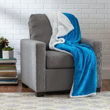  Ronda Textured Sherpa Throw Blanket  Zipcode™ Design 