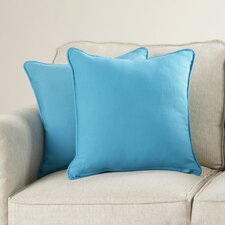  Weymouth Indoor/Outdoor Solid Throw Pillow (Set of 2)  Andover Mills® 