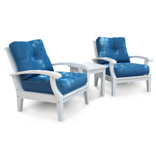 2017 Sale Cayman White Club 2 Piece Deep Seating Group with Cushions