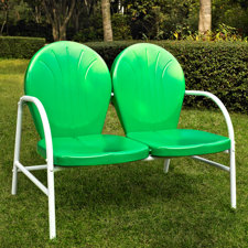Reviews Timothea Metal Loveseat