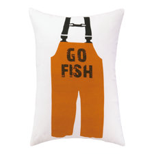 Great price Go Fish Indoor / Outdoor Lumbar Pillow