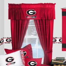  NCAA Georgia Bulldogs Rod Pocket Window Treatment Set (Set of 2)  Sports Coverage Inc. 