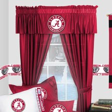  NCAA Alabama Crimson Tide Rod Pocket Window Treatment Set (Set of 2)  Sports Coverage Inc. 