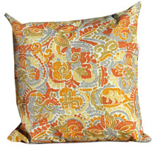 Coupon Marigold Outdoor Throw Pillows Square 18x18 (Set of 2) (Set of 2)