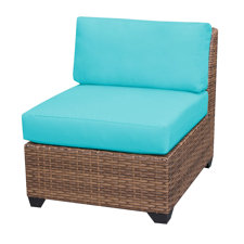 Today Sale Only Laguna Armless Sectional Chair with Cushions