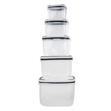  10-Piece Plastic Food Container Set  Imperial Home 