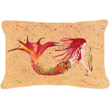 Sale Mermaid Indoor/Outdoor Throw Pillow Sale Mermaid Indoor/Outdoor Throw Pillow