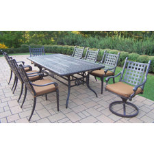 Cool Vandyne 9 Piece Dining Set with Cushions