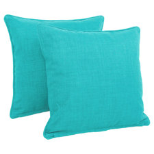#2 Cadwallader Solid Outdoor Throw Pillow (Set of 2)