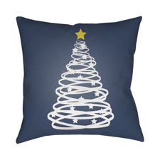 Amazing Montagna Winter Tree Indoor/Outdoor Throw Pillow