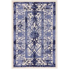 Imperial Blue Area Rug  Bungalow Rose 