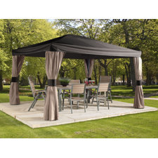  Horizon 12 Ft. W x 10 Ft. D Metal Permanent Gazebo  Sojag 