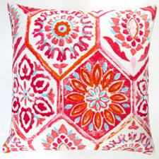 Today Sale Only Caribbean Coastal Beach House Modern Indoor/Outdoor Throw Pillow (Set of 2)