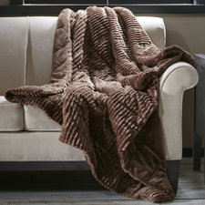  Cranfield Corduroy Plush Down Alternative Throw  Mercer41 