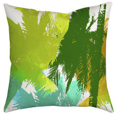 Today Only Sale Coconut Tree Array Graphic Indoor/Outdoor Throw Pillow