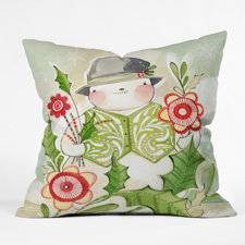 2017 Coupon Cori Dantini Snowguy Indoor/Outdoor Throw Pillow